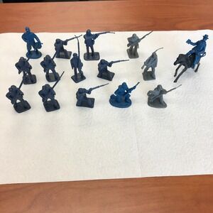 15 Civil War vintage plastic action figures